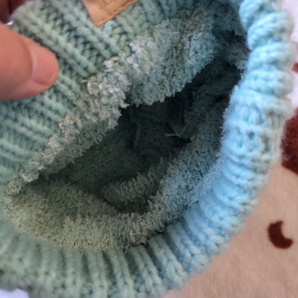 C.C Kids Knit Beanie - Light Blue - Picture 3 of 3